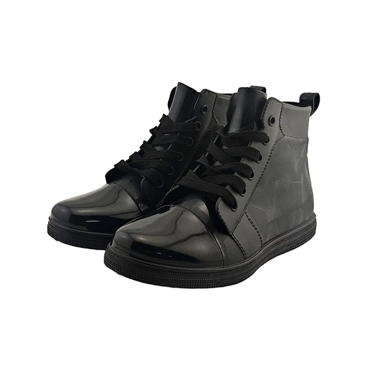 Low-top Matte And Glossy Alternating Surface Non-slip Wear-resistant Waterproof Boots manufacturers